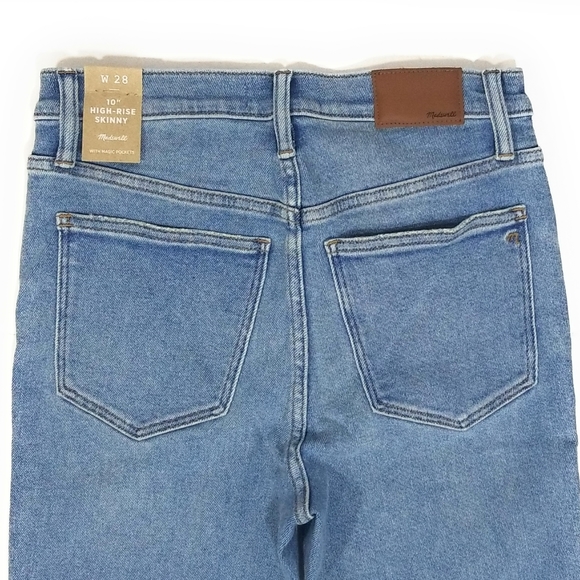 MADEWELL NWT 10" High Rise Skinny Jeans Size 28 - Picture 8 of 11